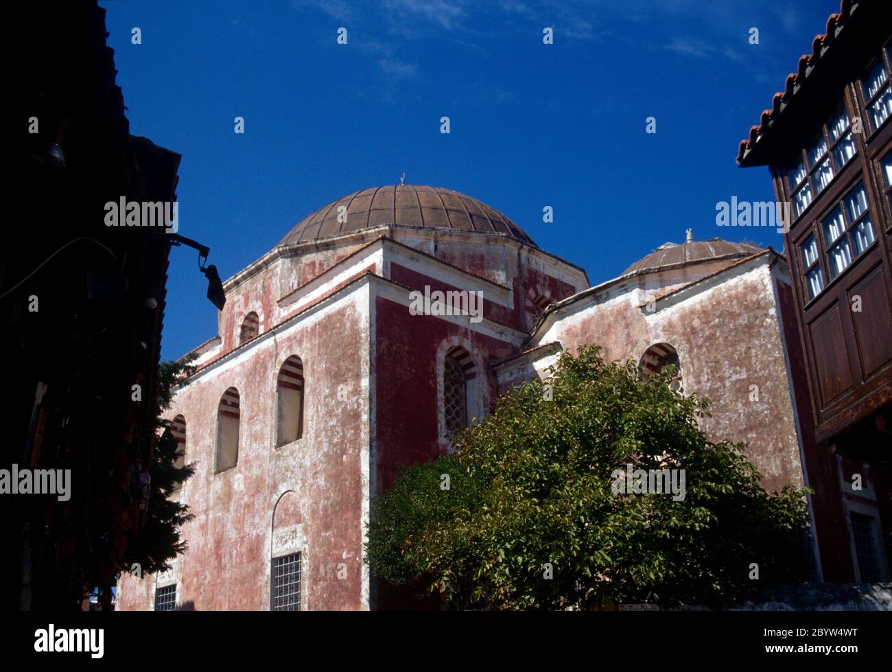 Città di Rodi Grecia Moschea Suleymaniye Foto Stock