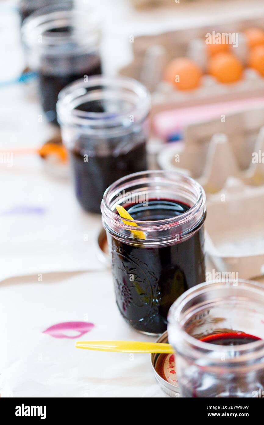 Uova di Pasqua Foto Stock