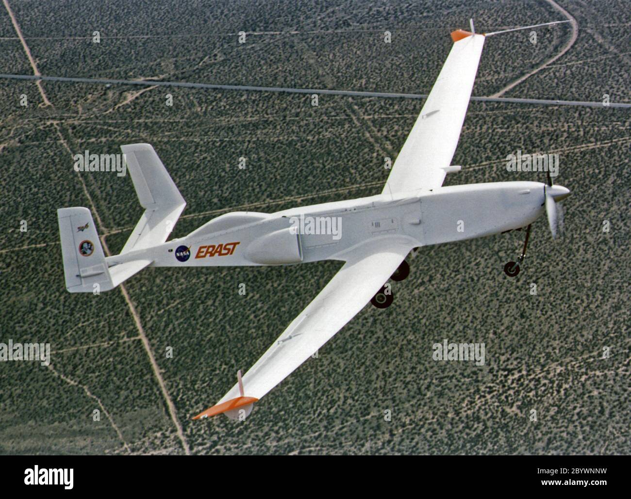 ERAST Demonstrator 2 (D-2) in volo Foto Stock