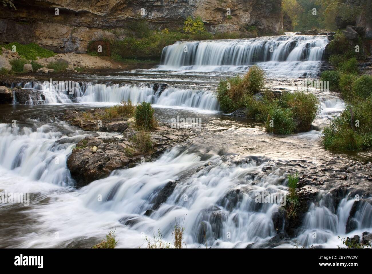 Cascate del Willow River state Park Foto Stock