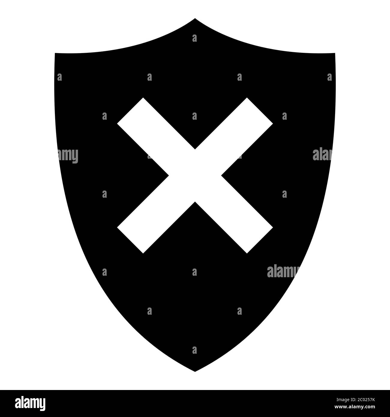 Incrocio e la protezione Foto Stock