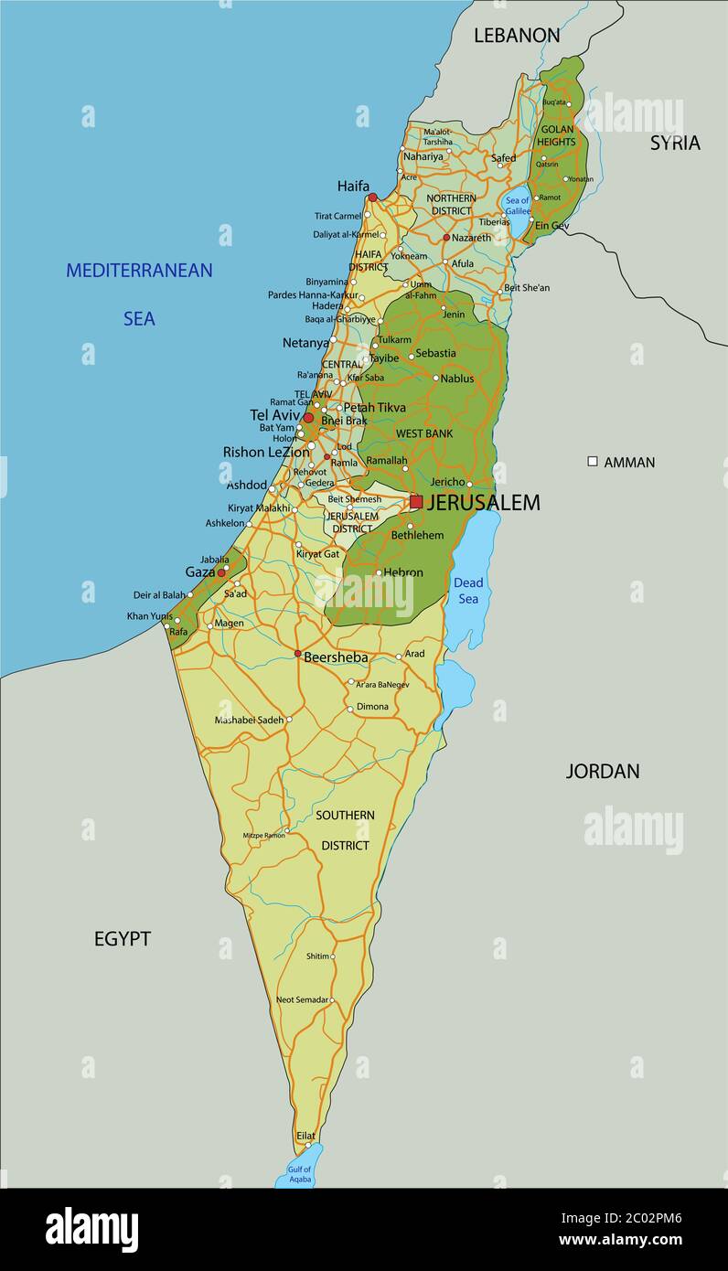 Cartina Palestina Politica Immagini e Fotos Stock - Alamy