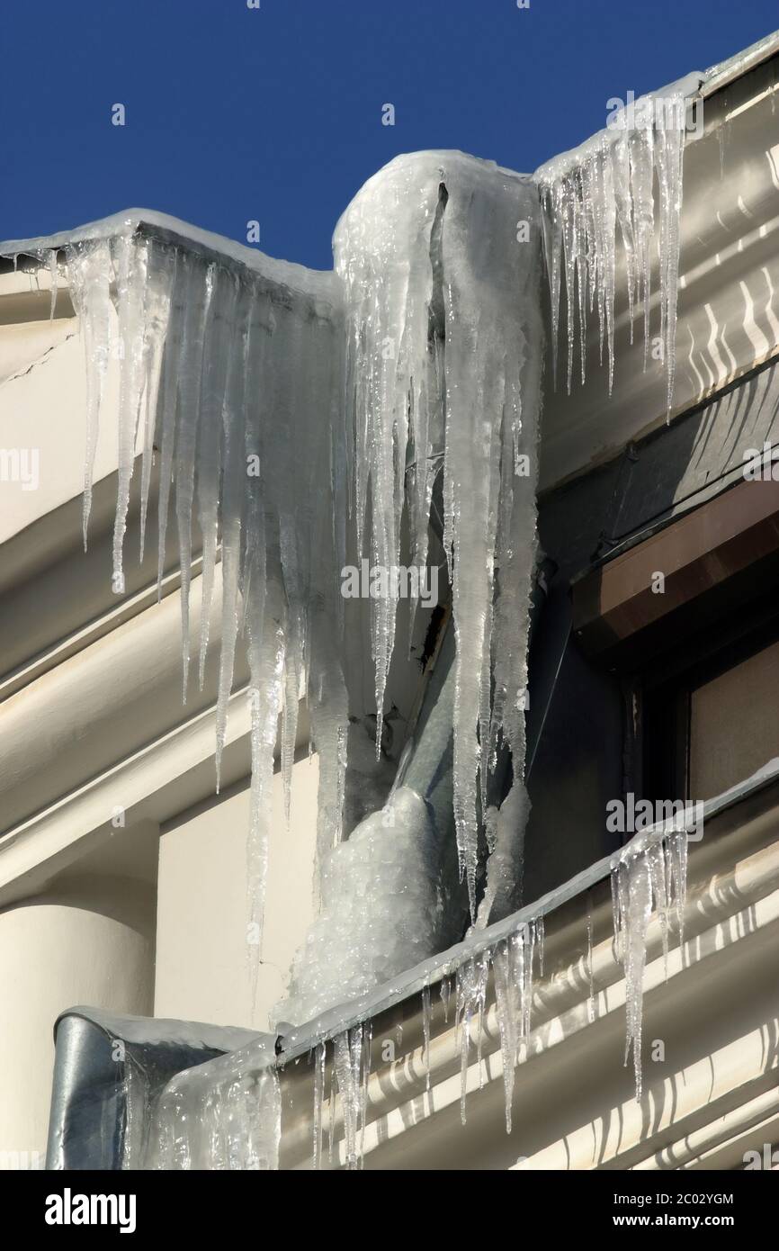 Ghiaccioli Foto Stock