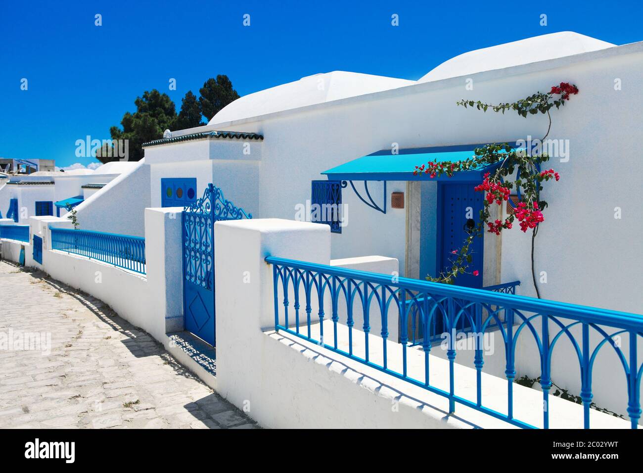 Sidi Bou Said. La Gulett, Tunisia Foto Stock