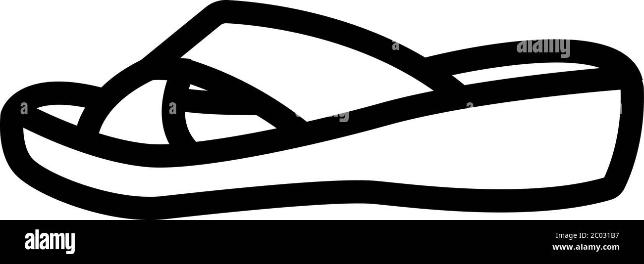 icona del pattino a scorrimento a scorrimento, illustrazione del profilo vettoriale Illustrazione Vettoriale