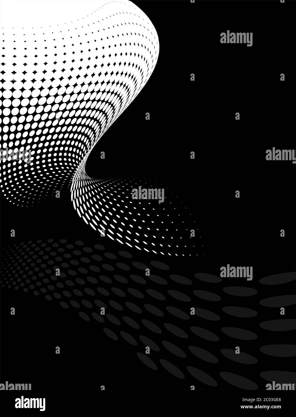 Composizione sfondo, illustrazione vettoriale modello Web (mezzitoni) Illustrazione Vettoriale