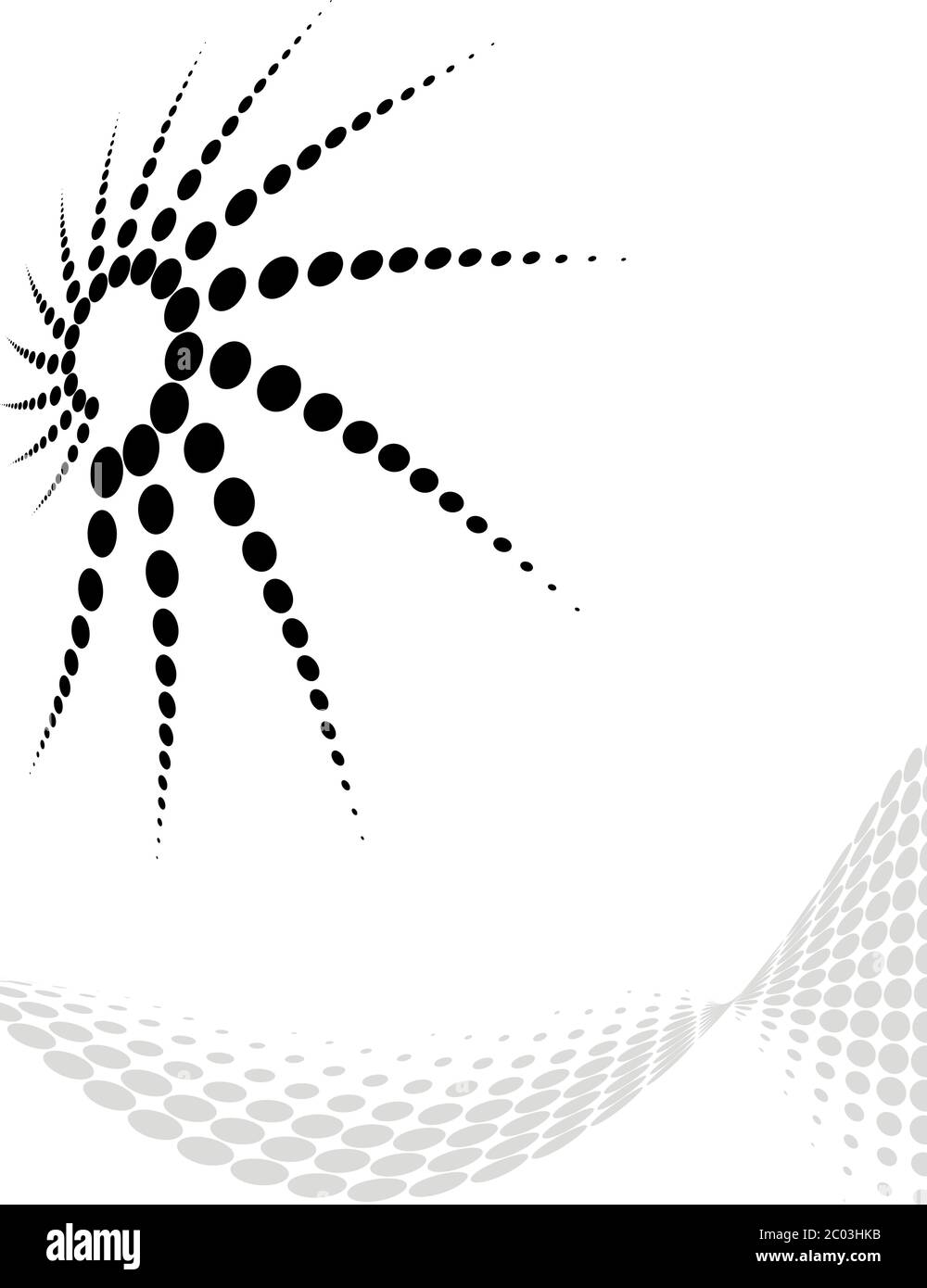 Composizione sfondo, illustrazione vettoriale modello Web (mezzitoni) Illustrazione Vettoriale