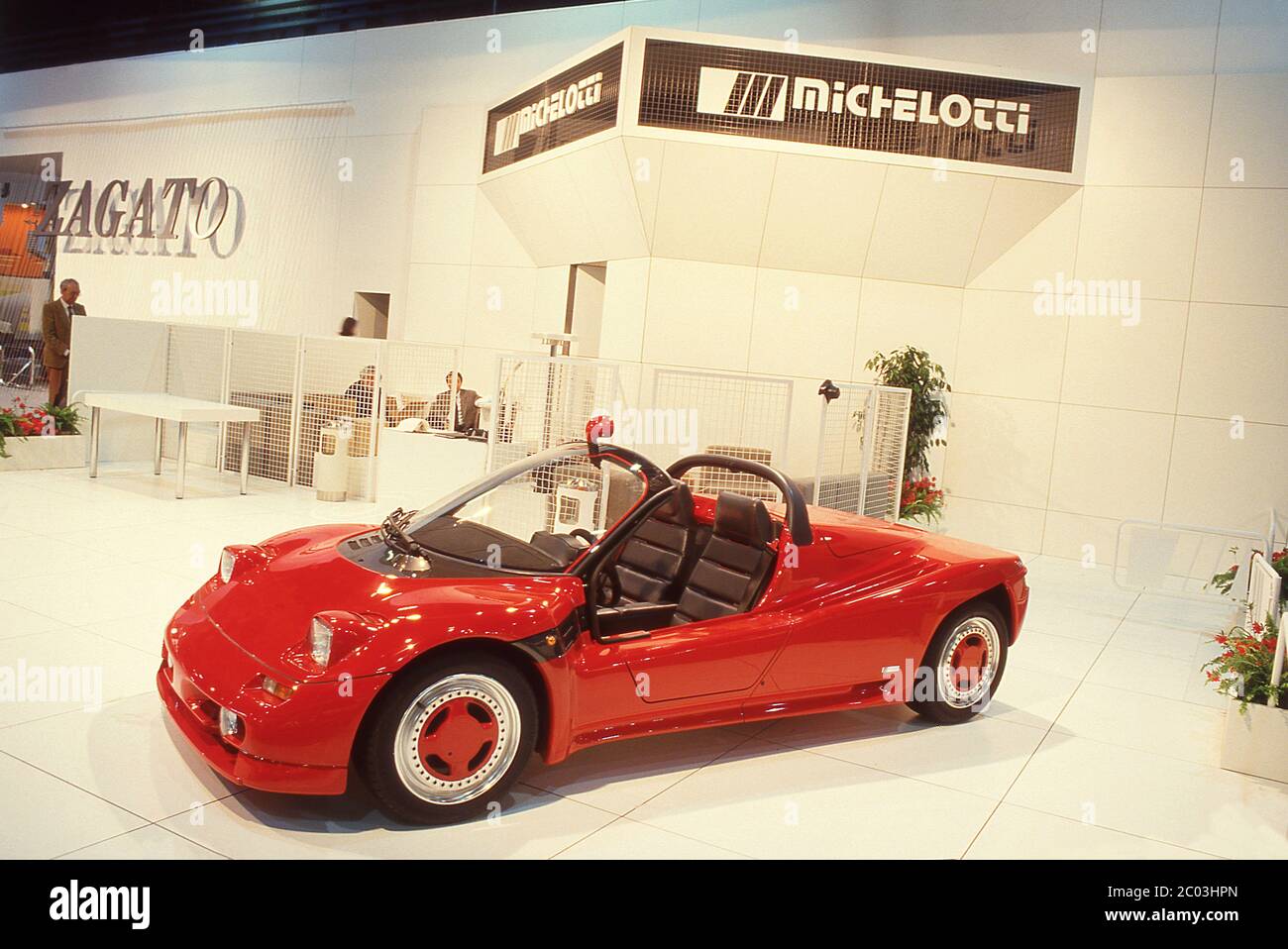 Michelotti pura mostra auto al Motor Show di Torino 1988 presso il centro fieristico Lingoto di Torino Italia Foto Stock