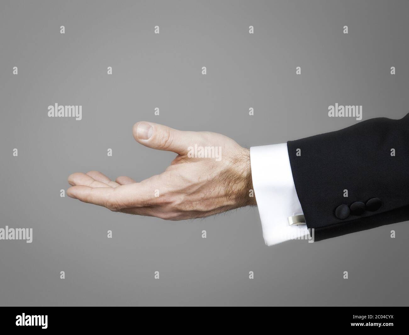 mano businessmans Foto Stock