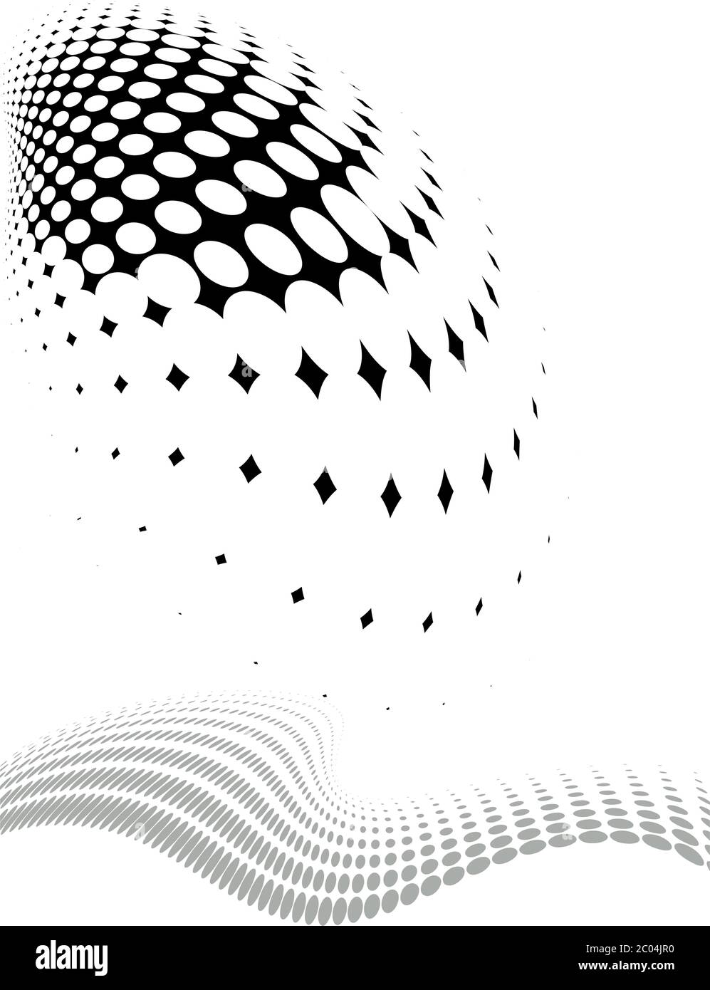 Composizione sfondo, illustrazione vettoriale modello Web (mezzitoni) Illustrazione Vettoriale