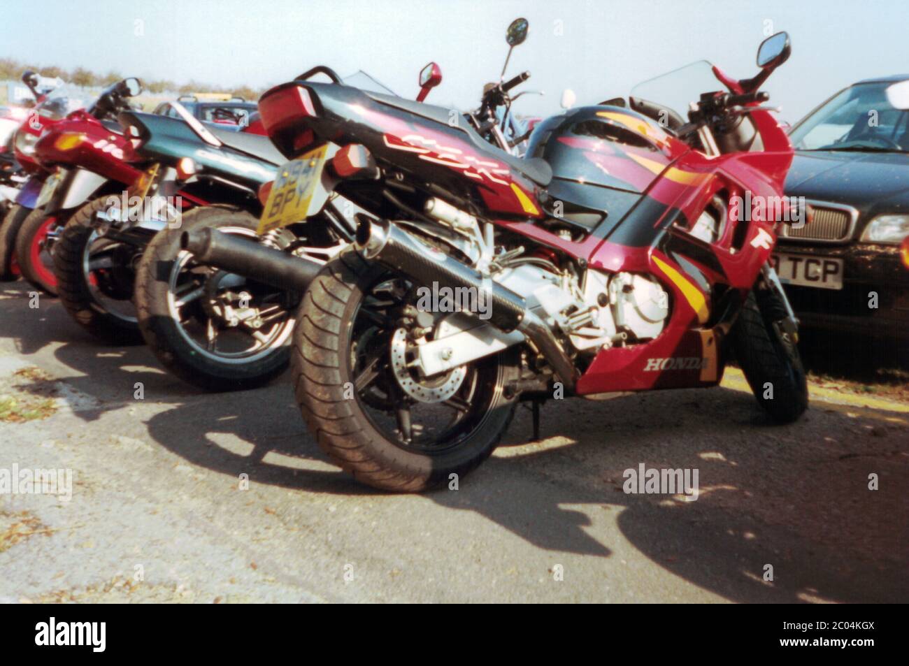 Moto Honda CBR RR Fireblade Foto Stock