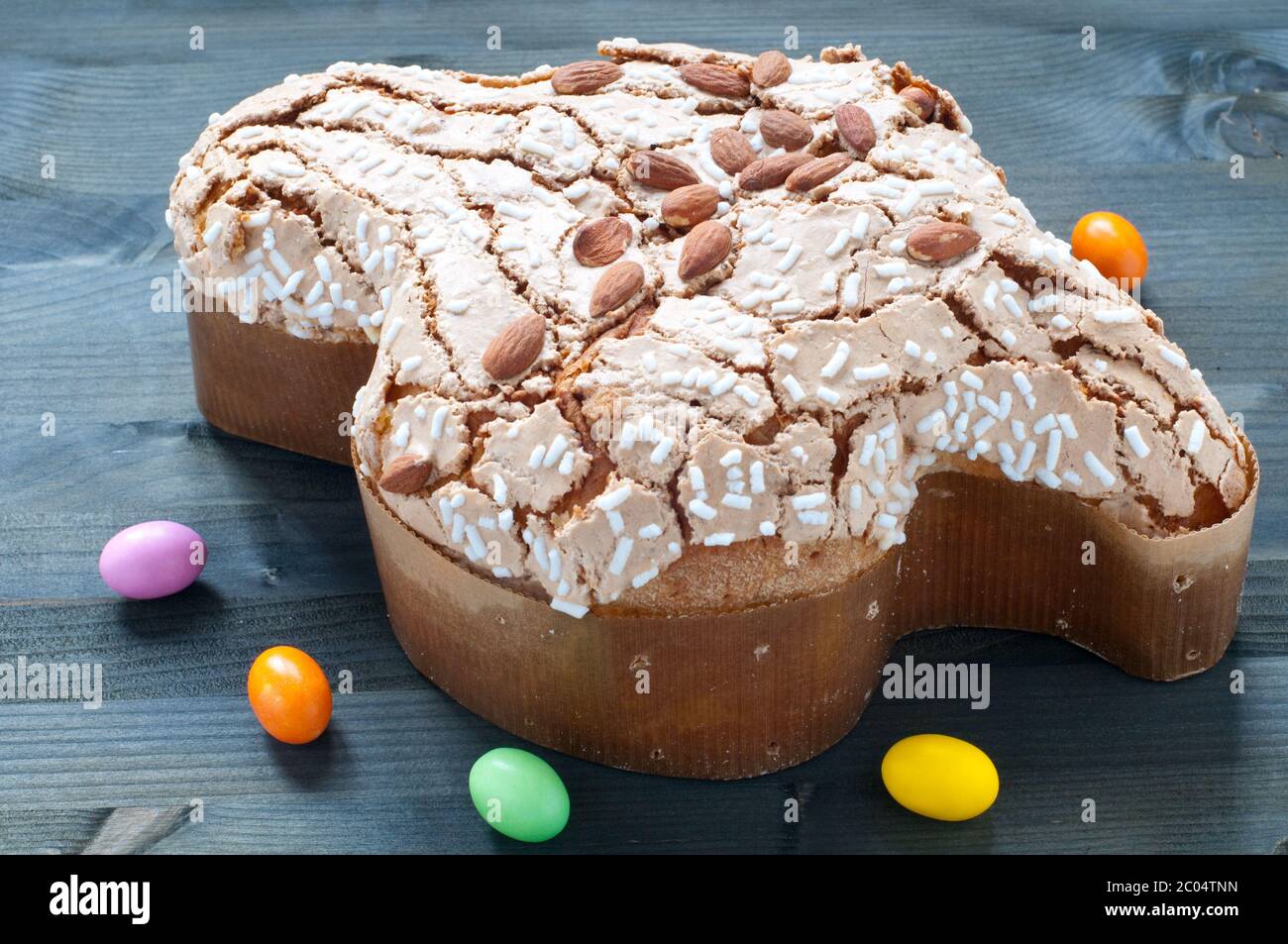 Dolce colomba pasqua Foto Stock