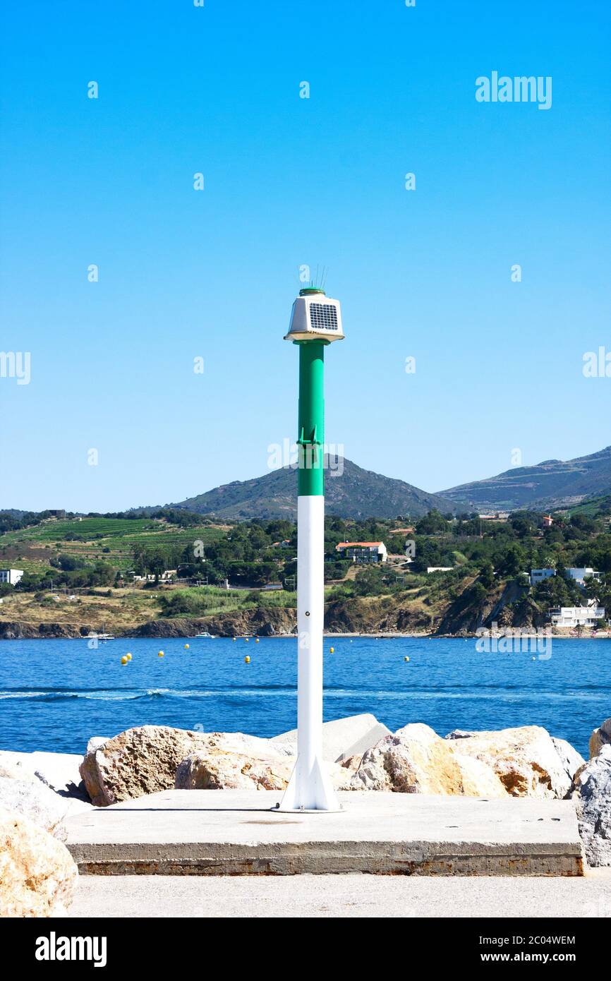 Port Argelès-sur-Mer in Pyrenees-Orientales Reparto, Regione Languedoc-Roussillon, nel sud della Francia Foto Stock