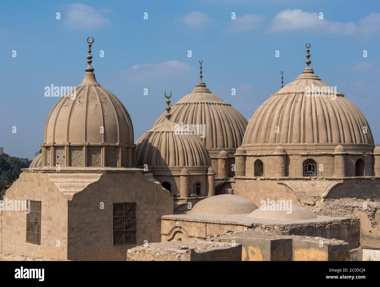 Hosh al-Basha, o Hosh el-Basha, complesso funerario, cimitero meridionale, il Cairo, Egitto Foto Stock