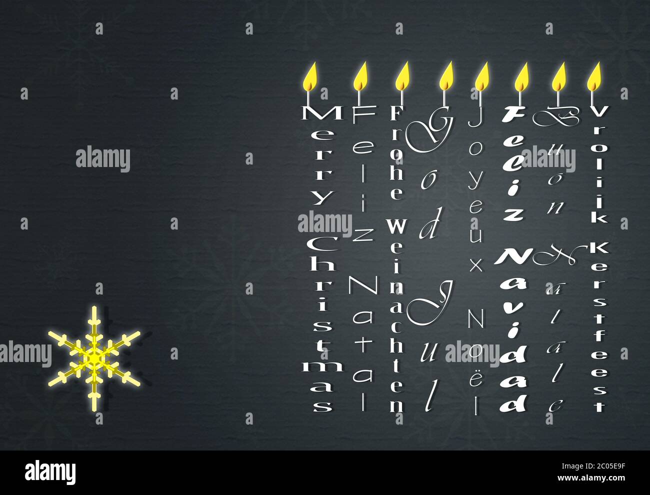 Auguri Di Buon Natale Olandese.Biglietto Di Auguri Francese Per Natale Immagini E Fotos Stock Alamy