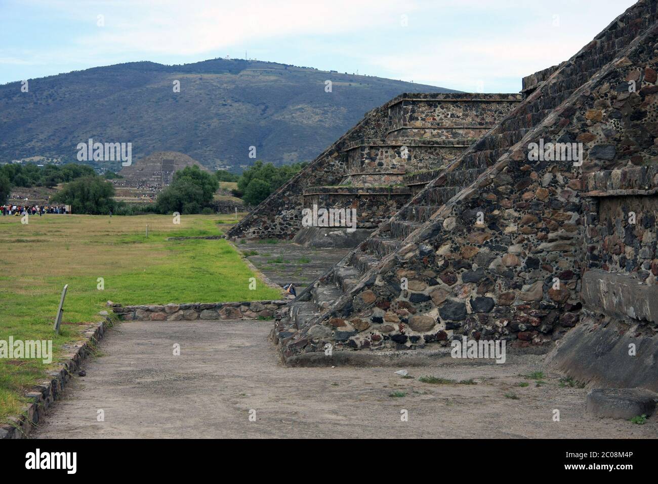 Sito Teotihuacan a Città del Messico Foto Stock