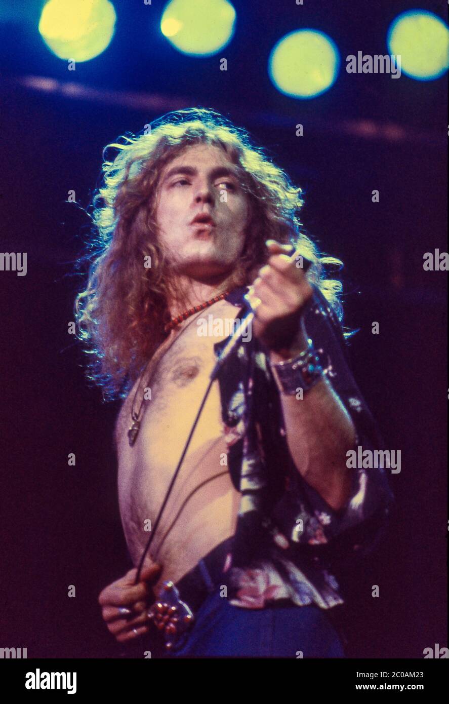 LED Zeppelin in concerto presso Earl's Court, Londra 17 maggio 1975 Foto Stock