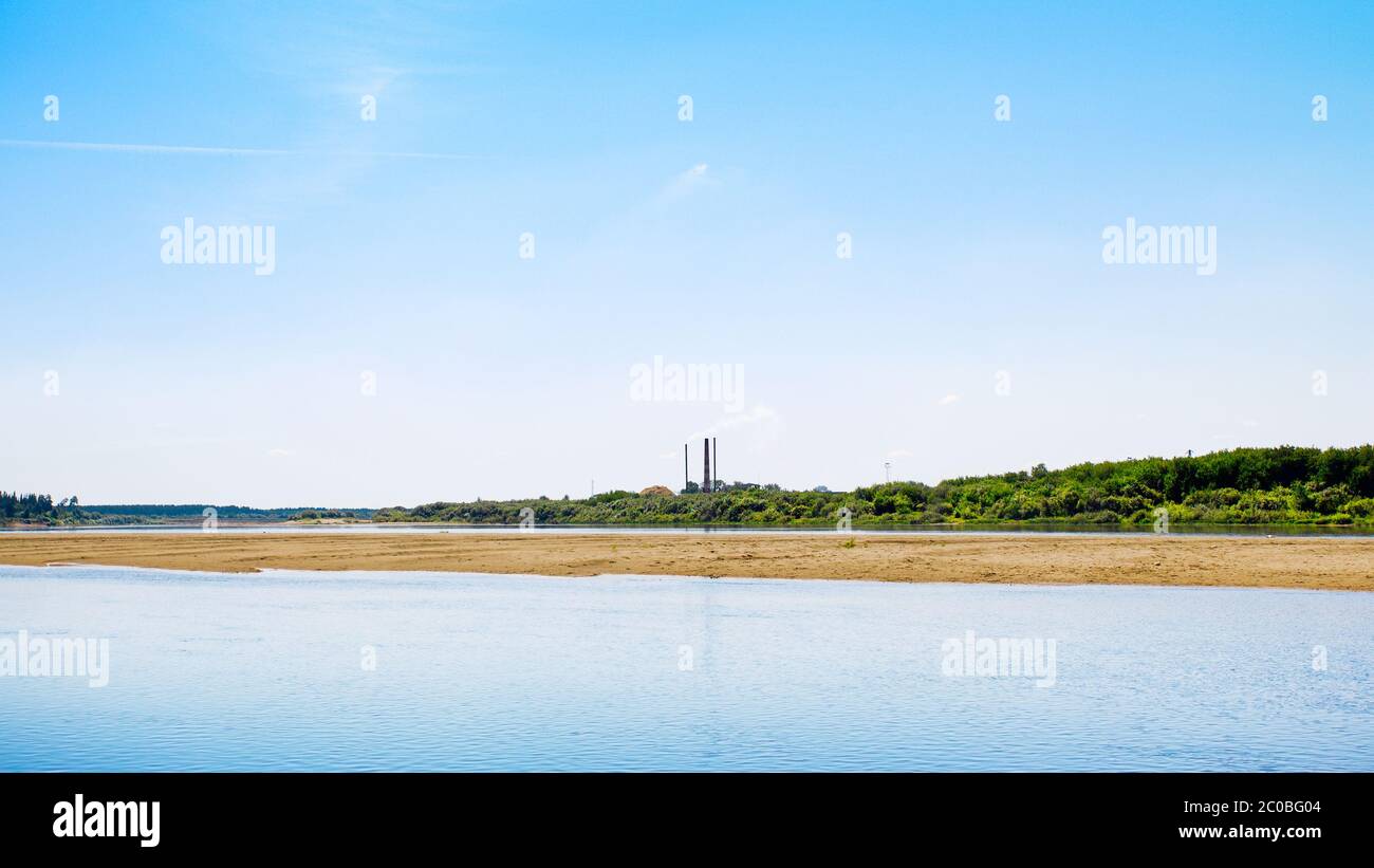 Fiume calmo Foto Stock