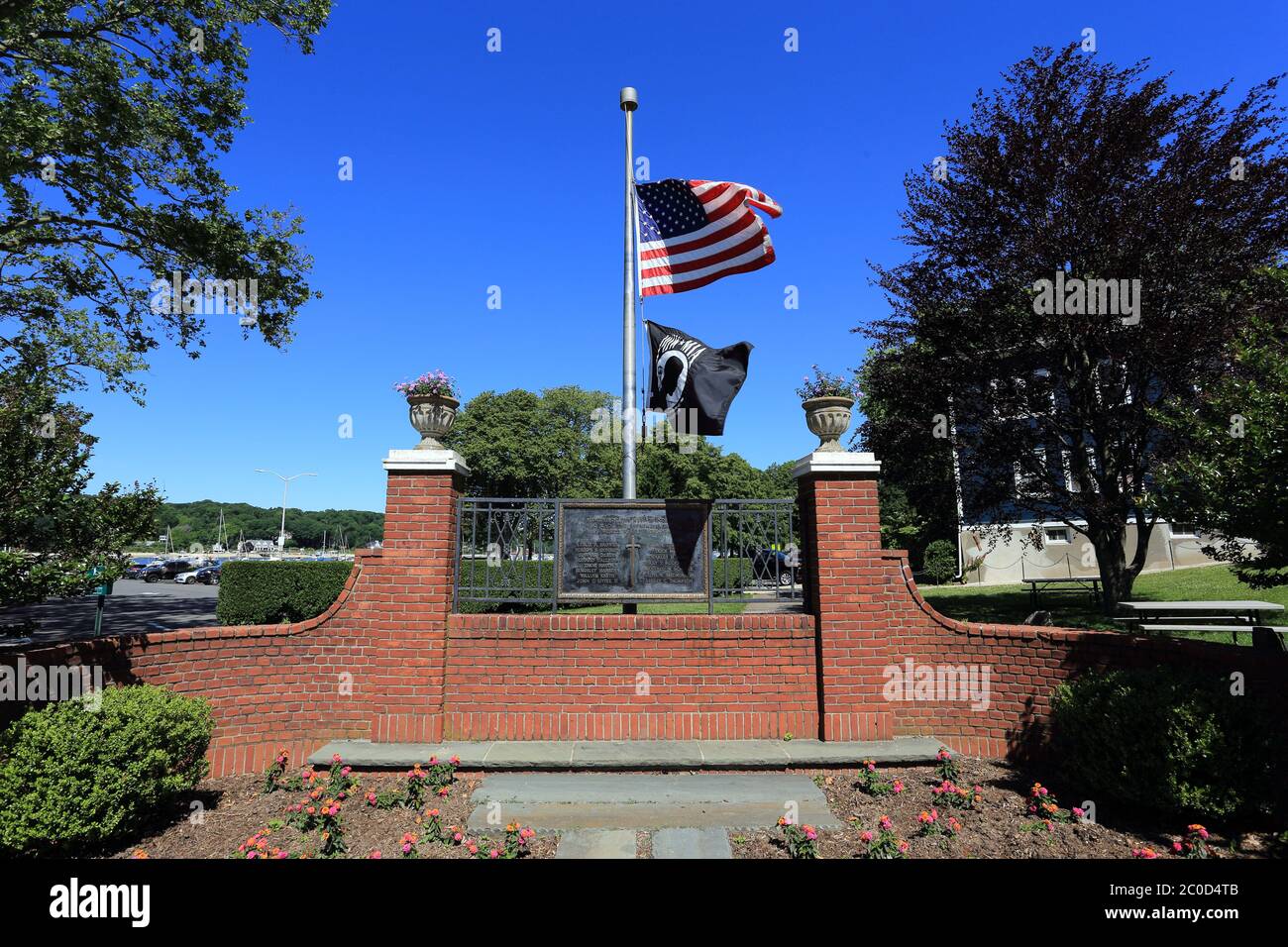 Villaggio memoriale di guerra di Northport Long Island New York Foto Stock