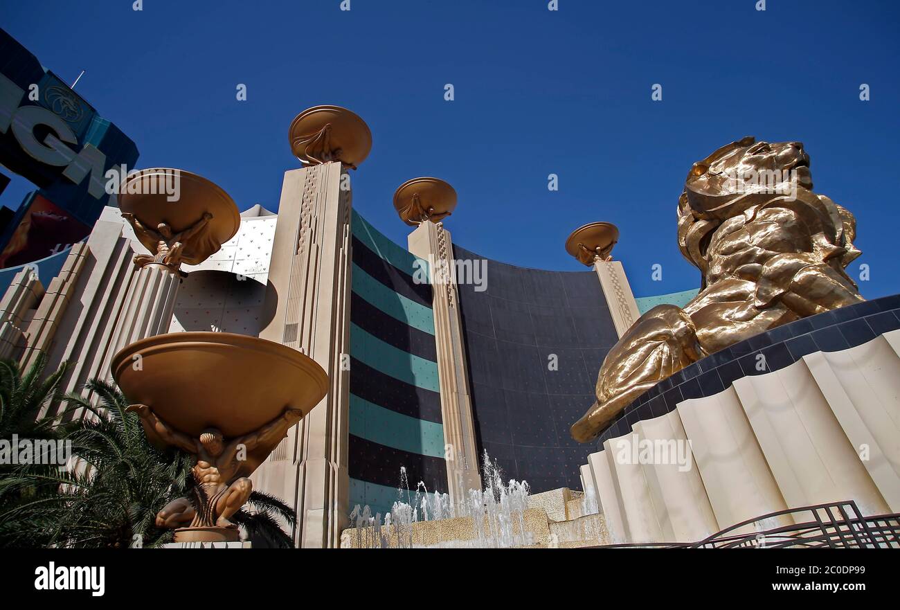 MGM Grand Hotel and Casino Las Vegas, Nevada, Stati Uniti Foto Stock