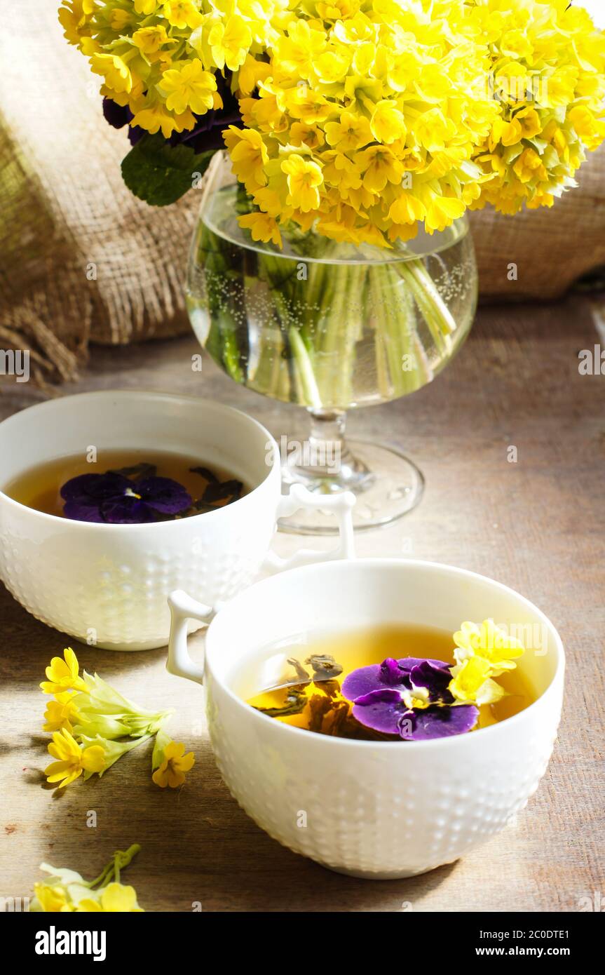 Ora del tè Foto Stock