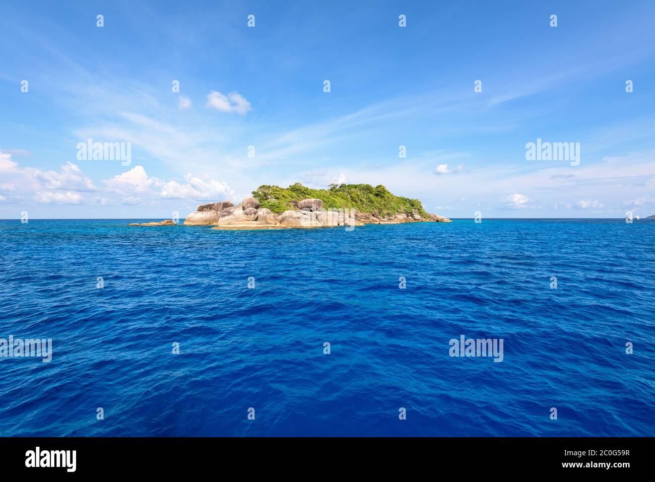 Ko ha è una piccola isola di Mu Ko Similan, in Thailandia Foto Stock