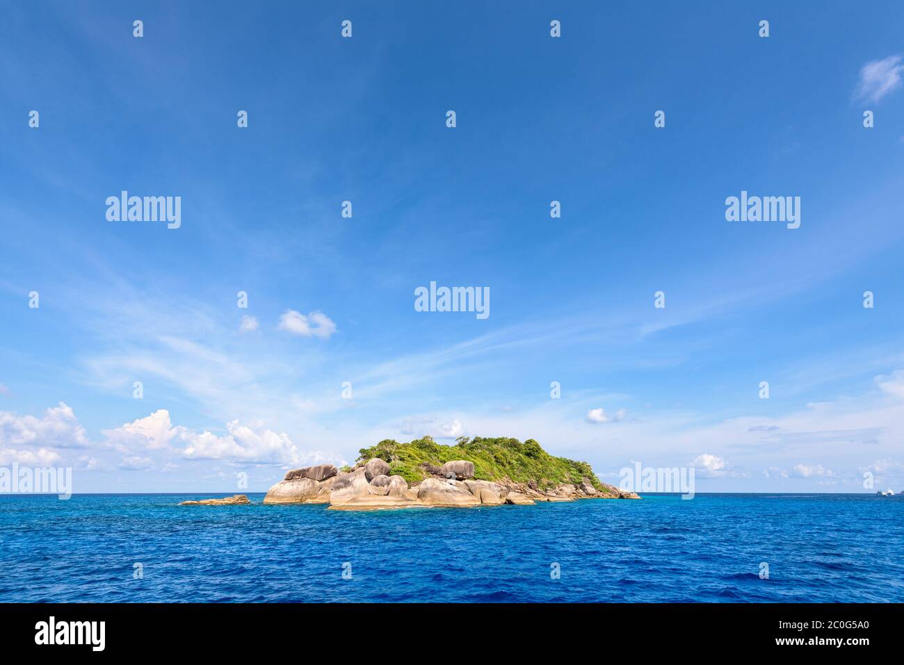Ko ha è una piccola isola di Mu Ko Similan, in Thailandia Foto Stock