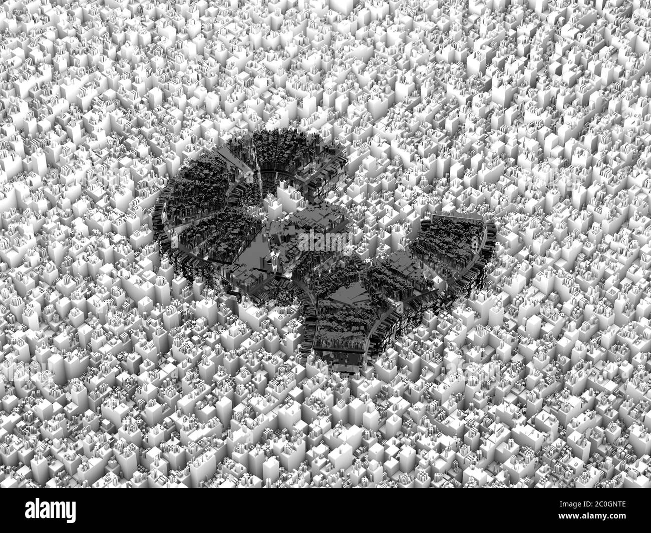 Tecnologia Cube Smart Data, simbolo Sterling Pound Foto Stock