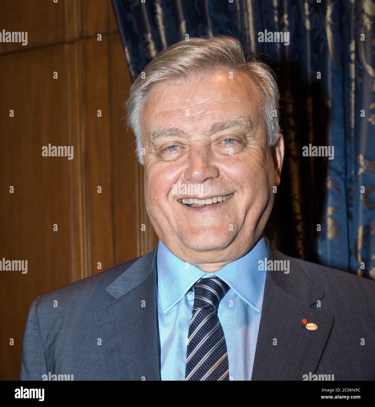 VLADIMIR YAKUNIN, IMPRENDITORE RUSSO ED EX PRESIDENTE DELLE FERROVIE RUSSE Foto Stock
