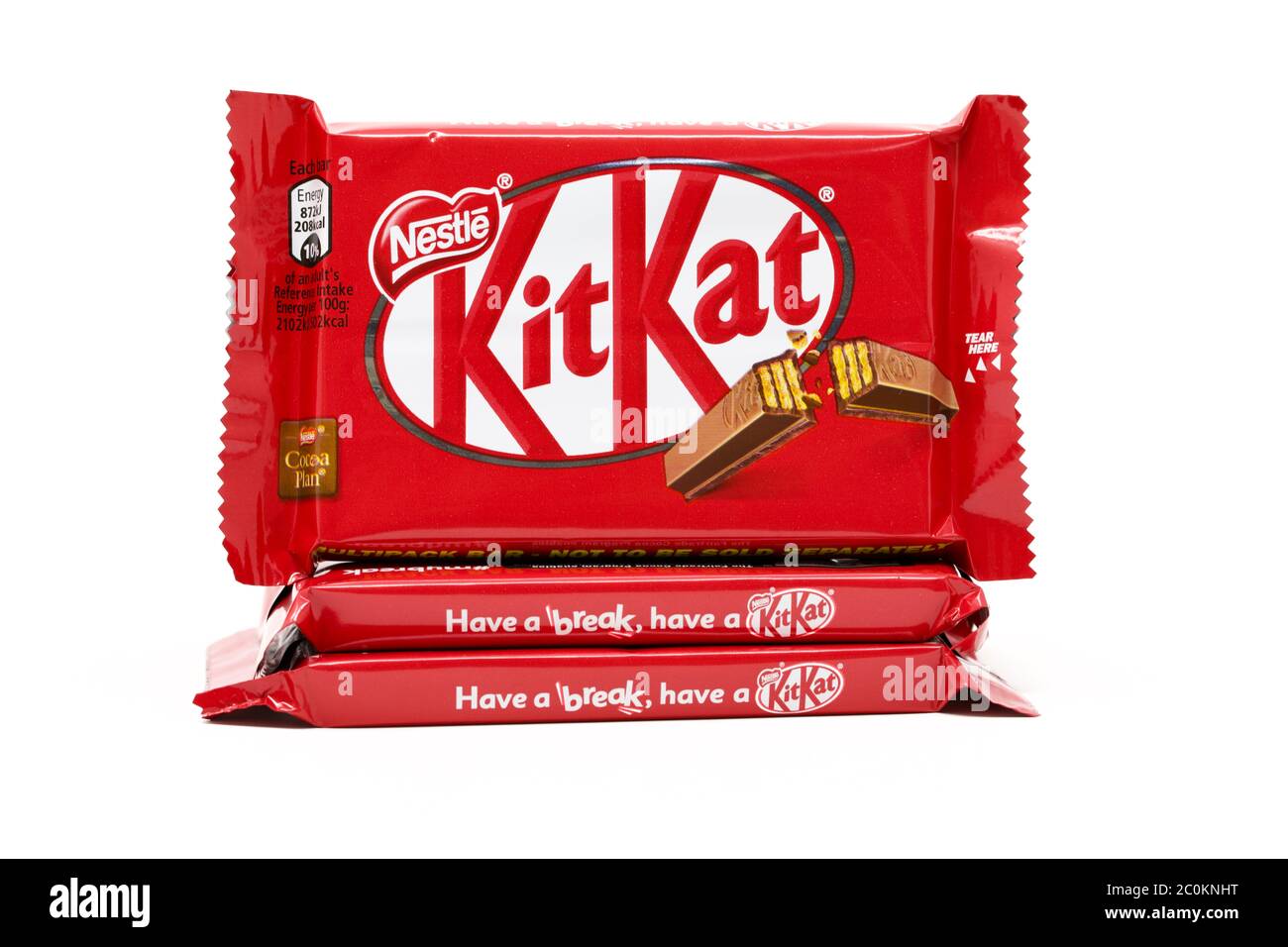 Kit Nestle Kat barretta di cioccolato Foto Stock