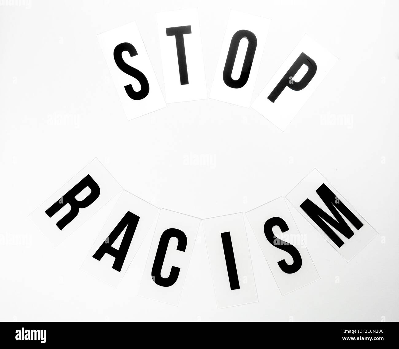 Il concetto di Black Lives Matter Foto Stock