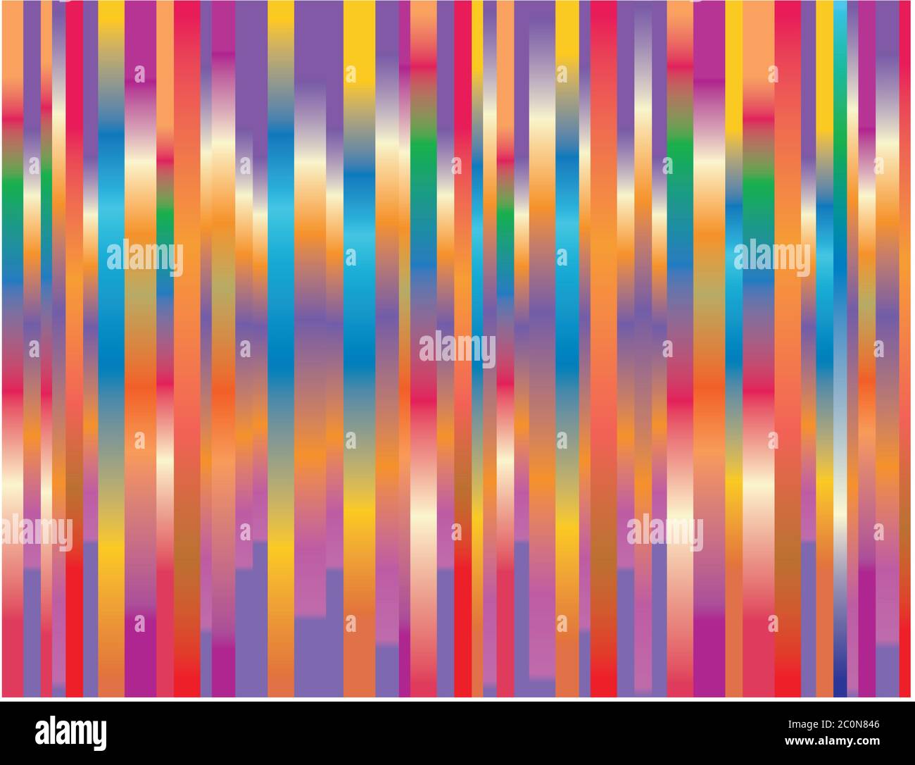 Ripetizione di forme geometriche. Flusso dell'effetto spettro Foto Stock