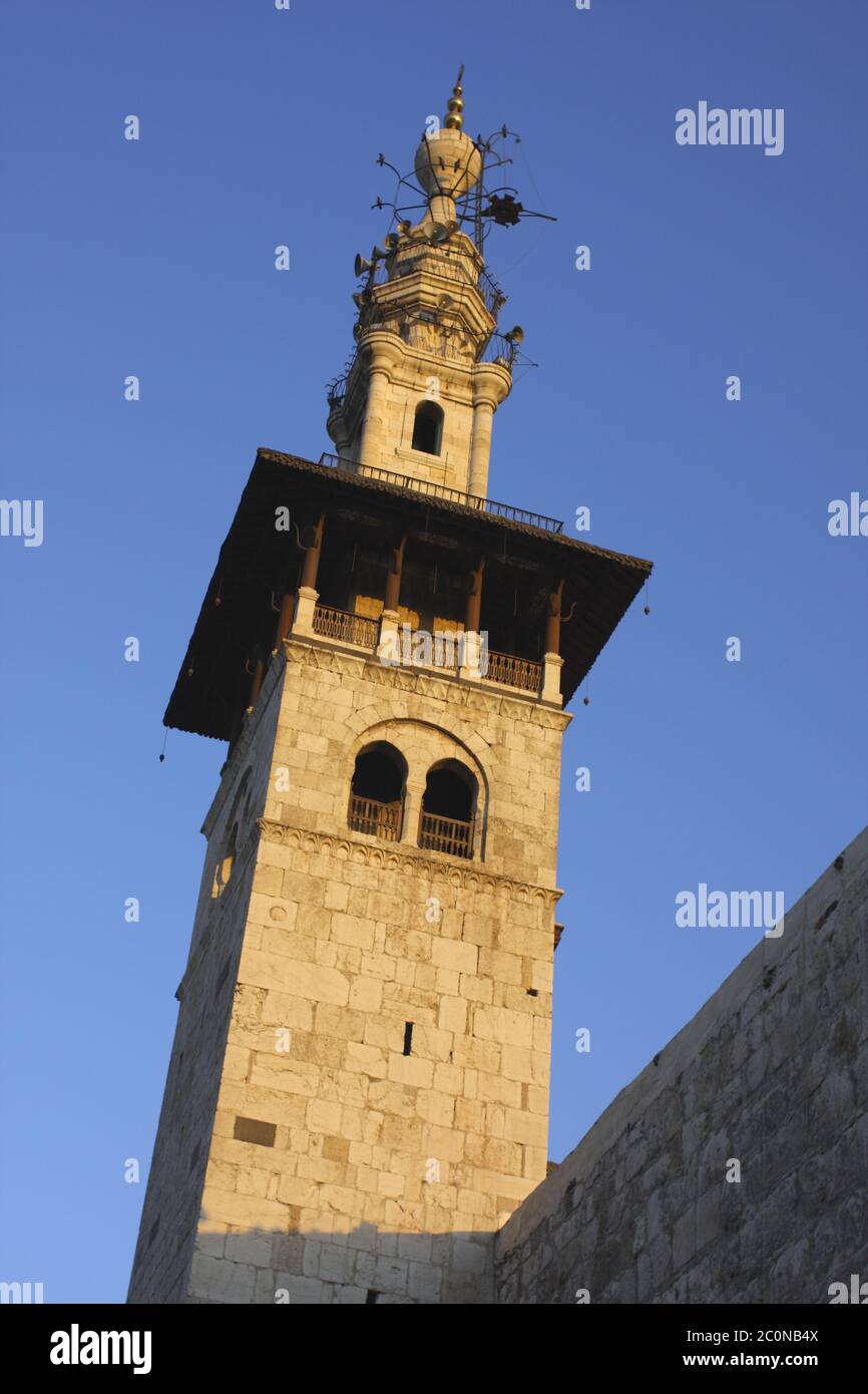 Patrimonio dell'umanità dell'UNESCO, Moschea Ummayad, Damasco, Siria Foto Stock