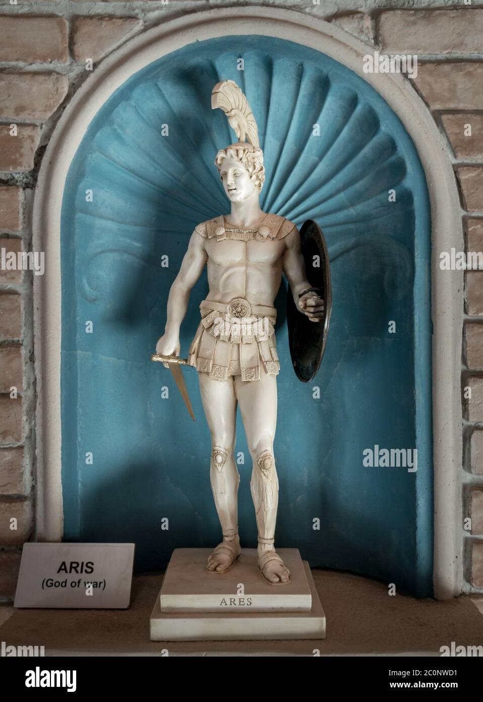 statua di mars ares Foto Stock