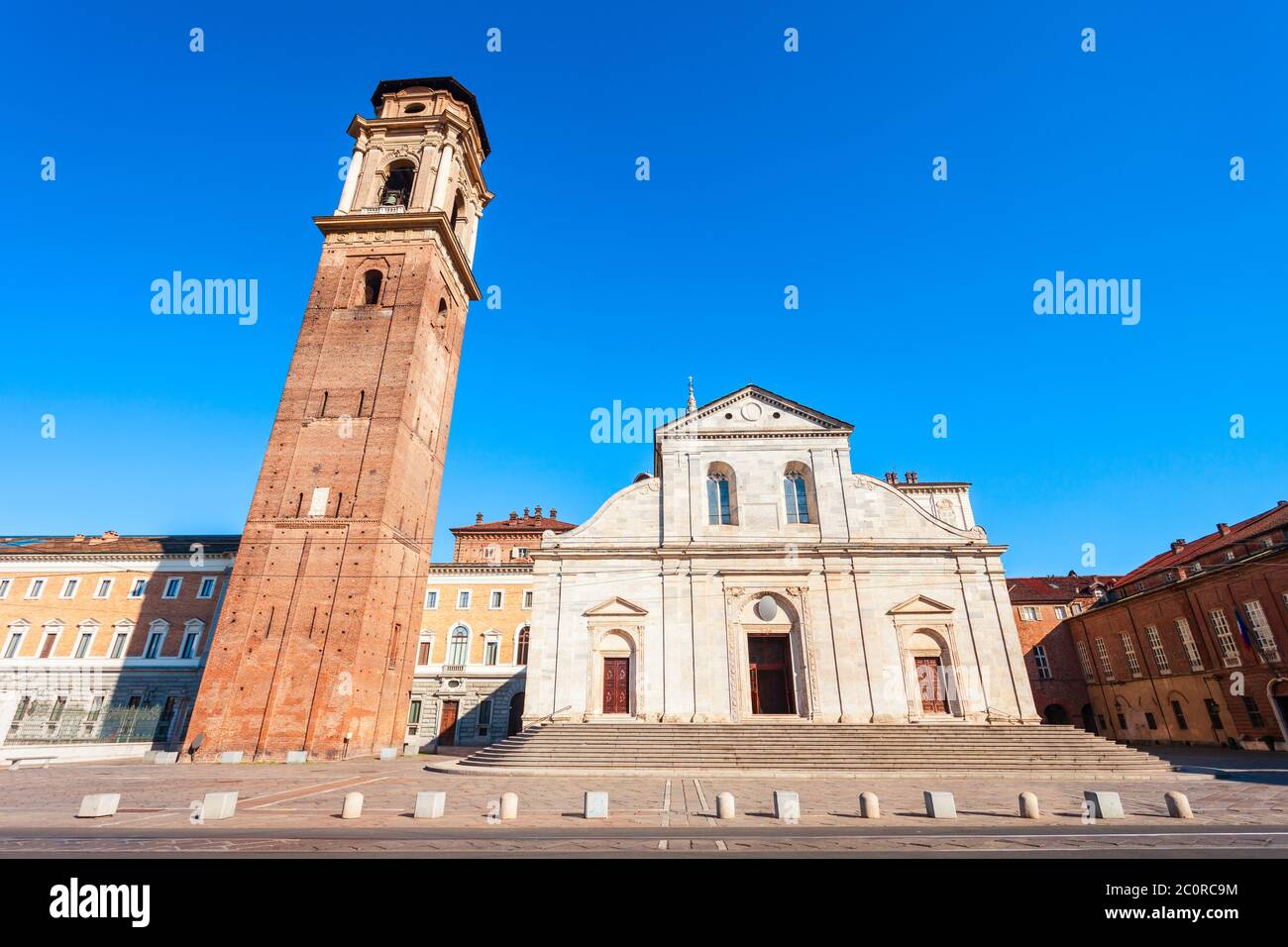 Torino Cattedrale o Duomo di Torino o la Cattedrale di San Giovanni Battista è una cattedrale cattolica romana di Torino, Italia Foto Stock