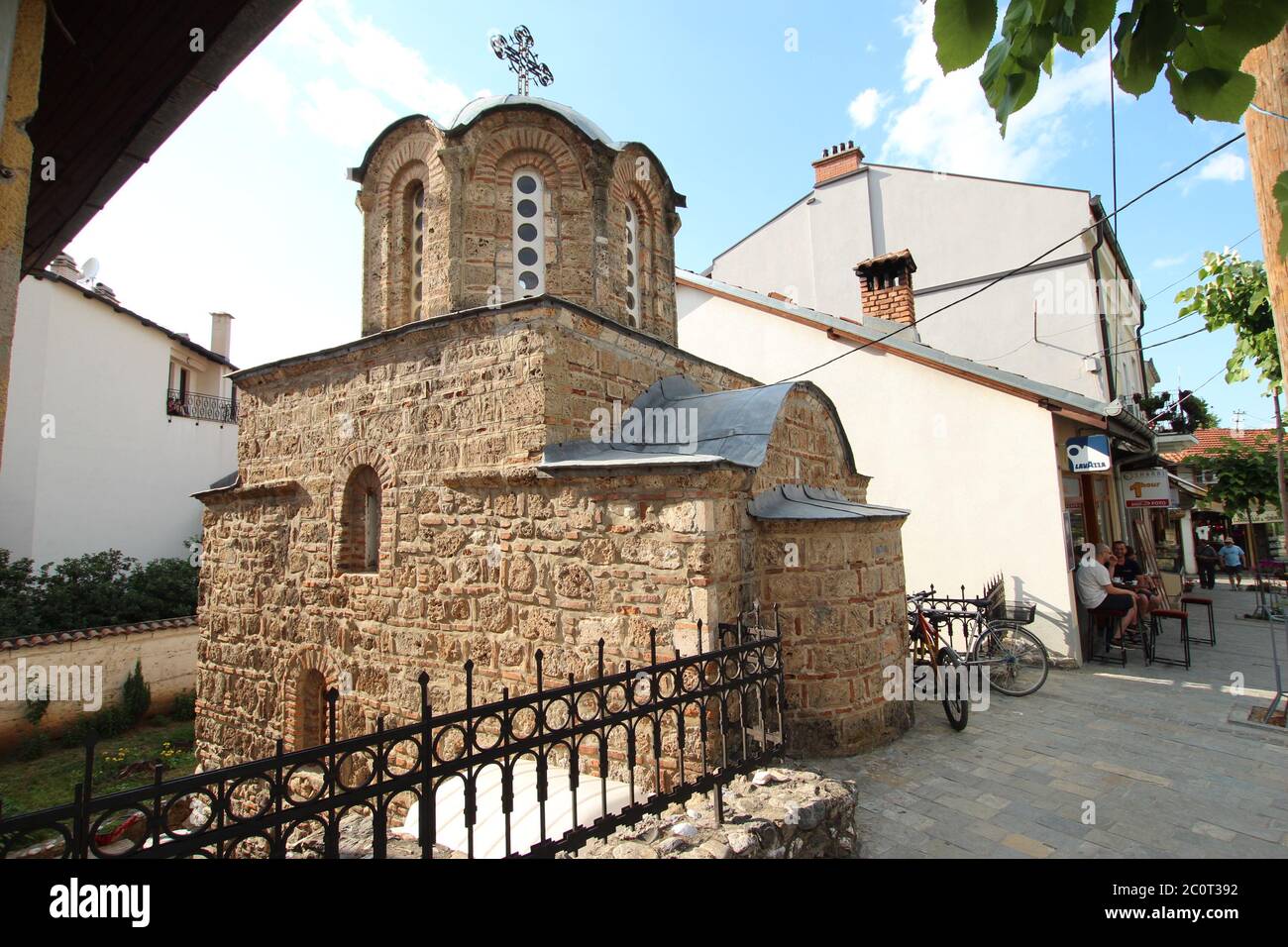 La piccola Chiesa ortodossa di San Nicola a Prizren, Kosovo. Foto Stock