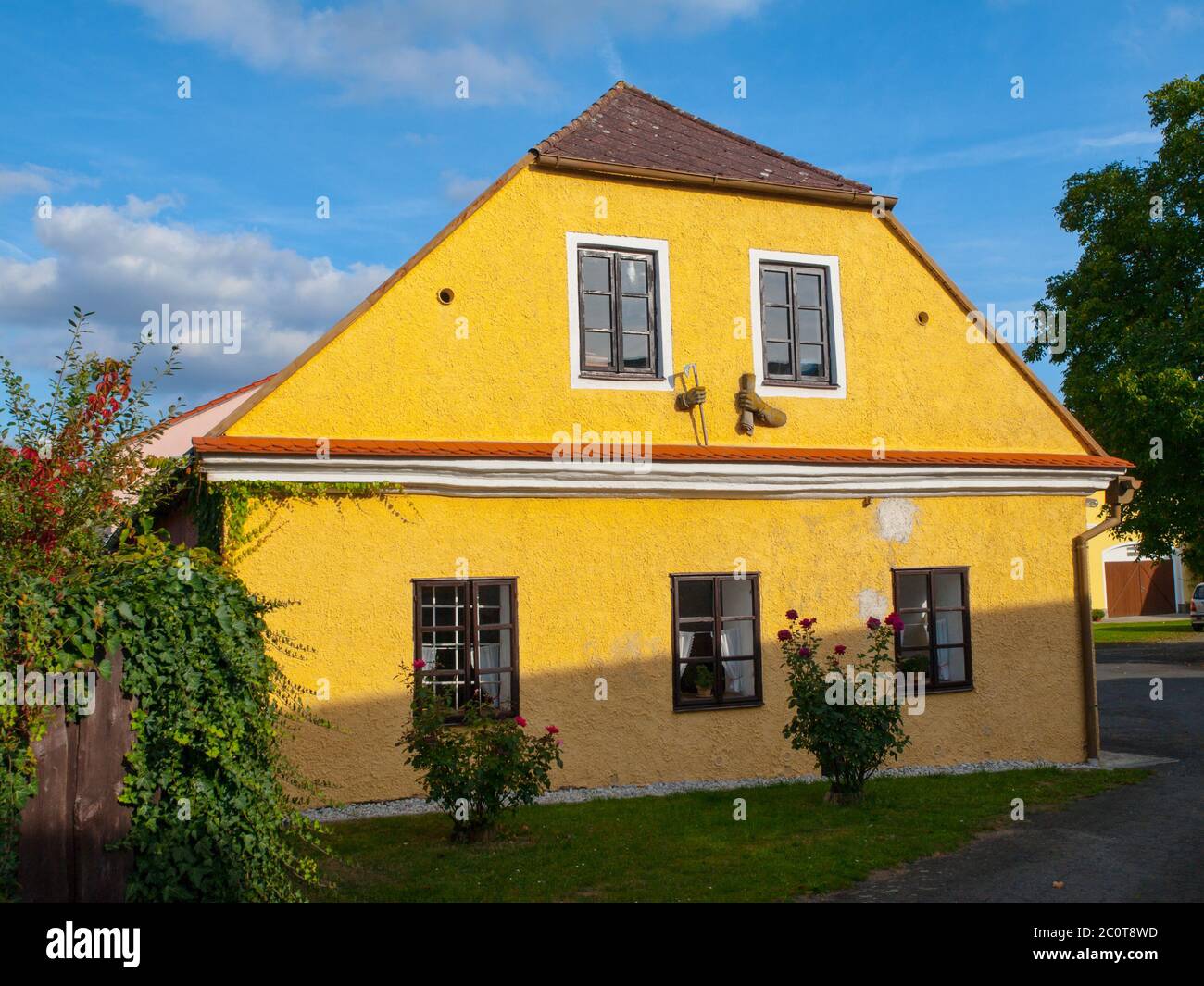Sala commemorativa e museo in casa di Jan Sladky Kozina, Ujezd u Domazlic, Repubblica Ceca Foto Stock