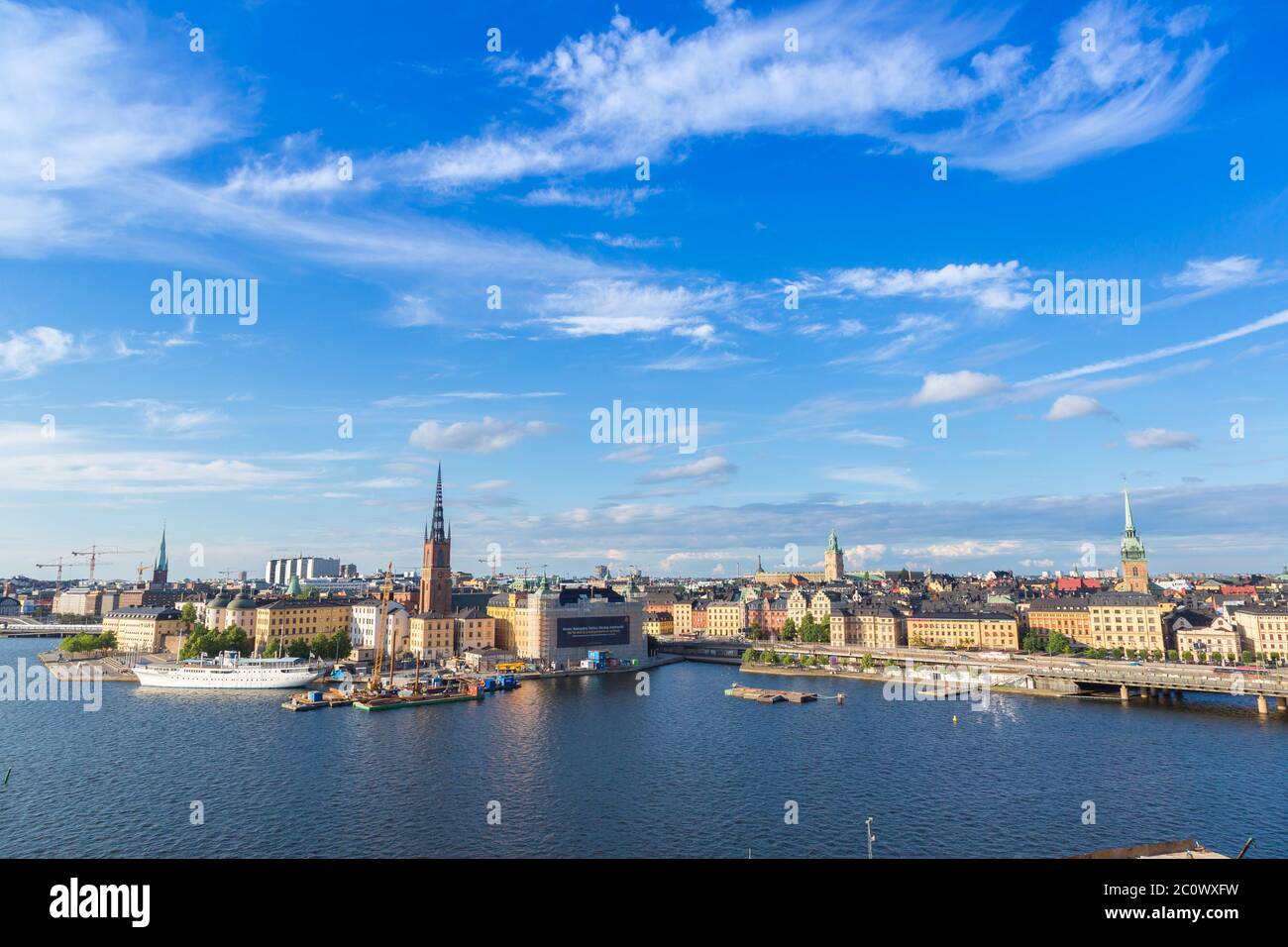 Gamla Stan, la parte vecchia di Stoccolma, Svezia Foto Stock