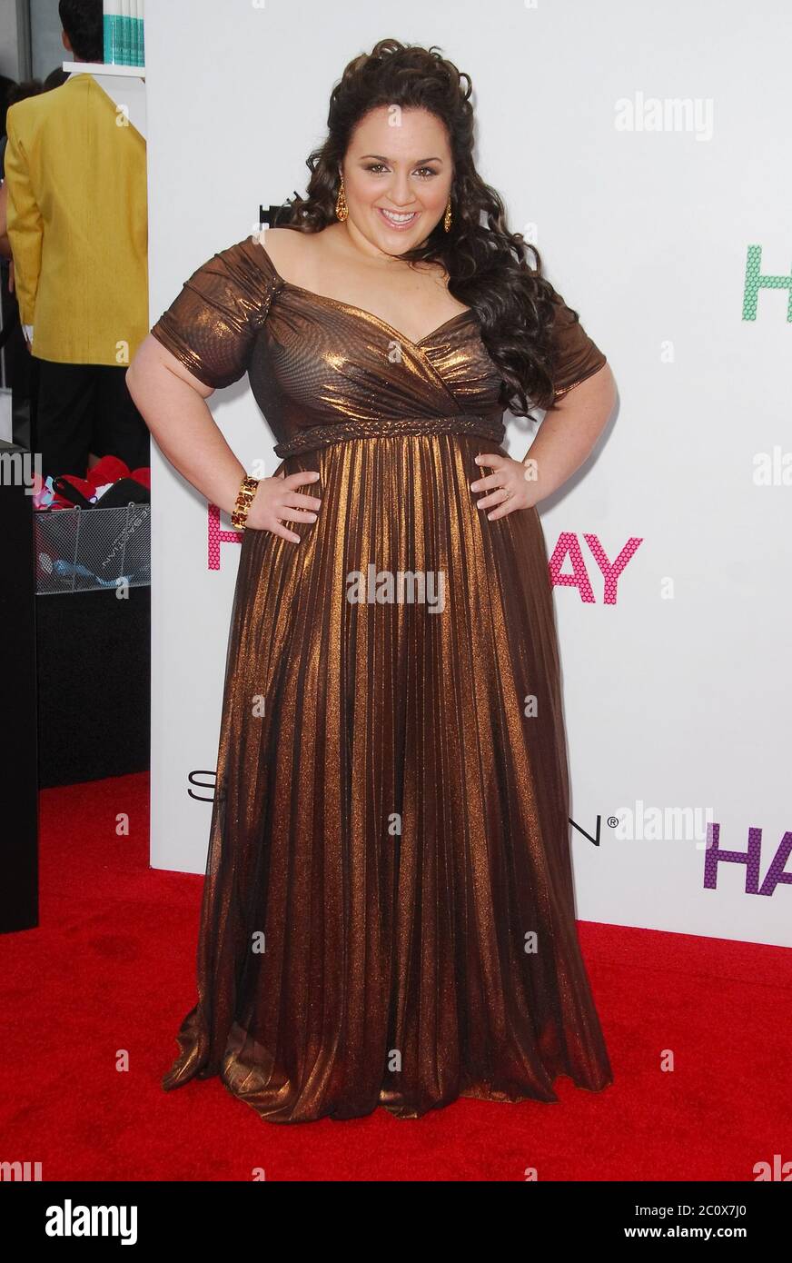 Nikki Blonsky alla prima di Los Angeles di 'Hairspray' tenuto al Mann Village Theatre di Westwood, CA. L'evento si è svolto martedì 10 luglio 2007. Photo by: SBM / PictureLux - file Reference N. 34006-6797SBMPLX Foto Stock