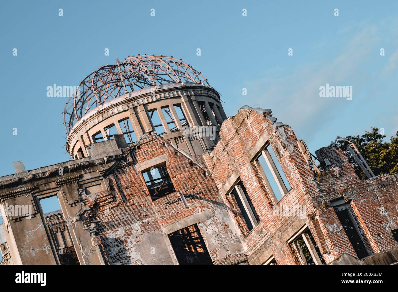 Genbaku Dome Mae - costruzione di sopravvivenza per bombe nucleari a Hiroshima Giappone Foto Stock
