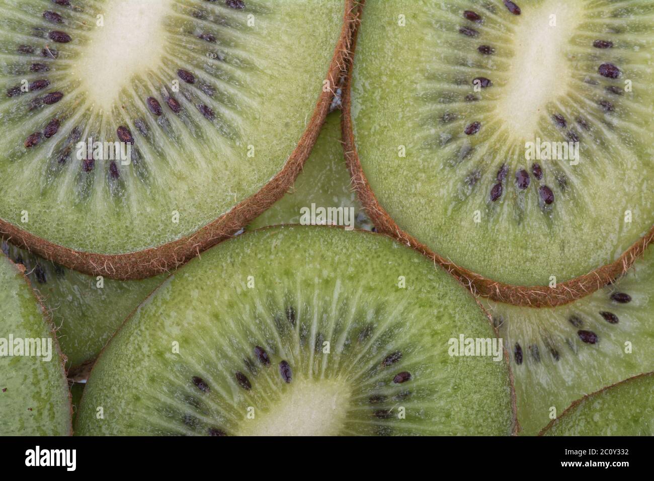 Bella kiwi fette di frutta Foto Stock