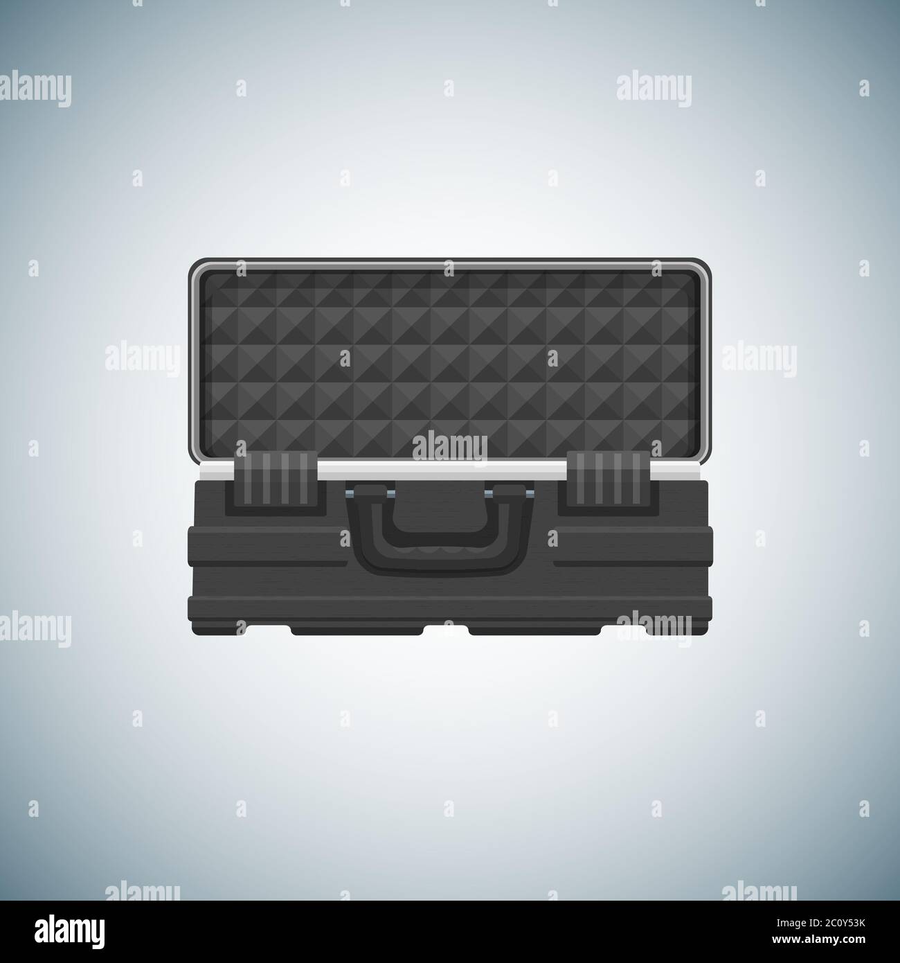 illustrazione della custodia di protezione colorata vector Foto Stock