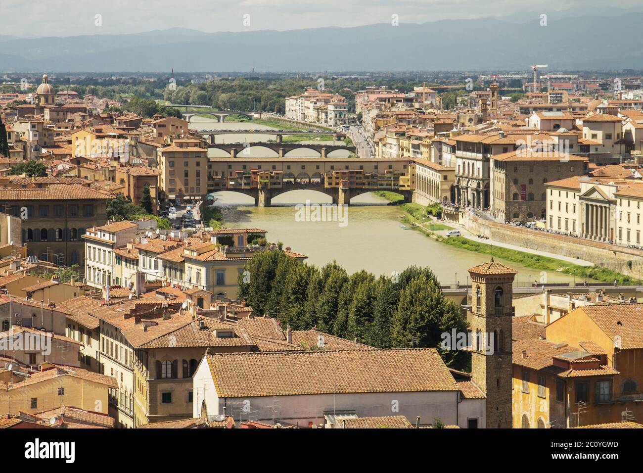 Ponte Vecchio, Firenze, Italia Foto Stock