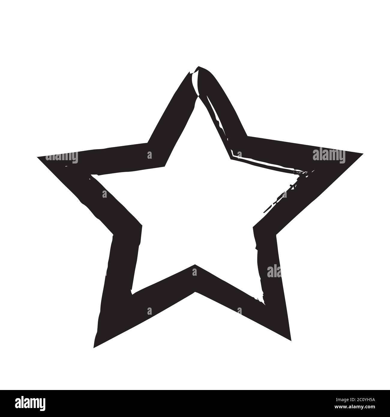 Stella simbolo patriot grunge forma vettoriale Foto Stock