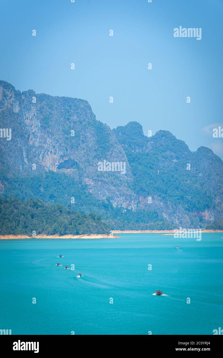 Thailandia, khao sok, Chiao-LAN-See Foto Stock
