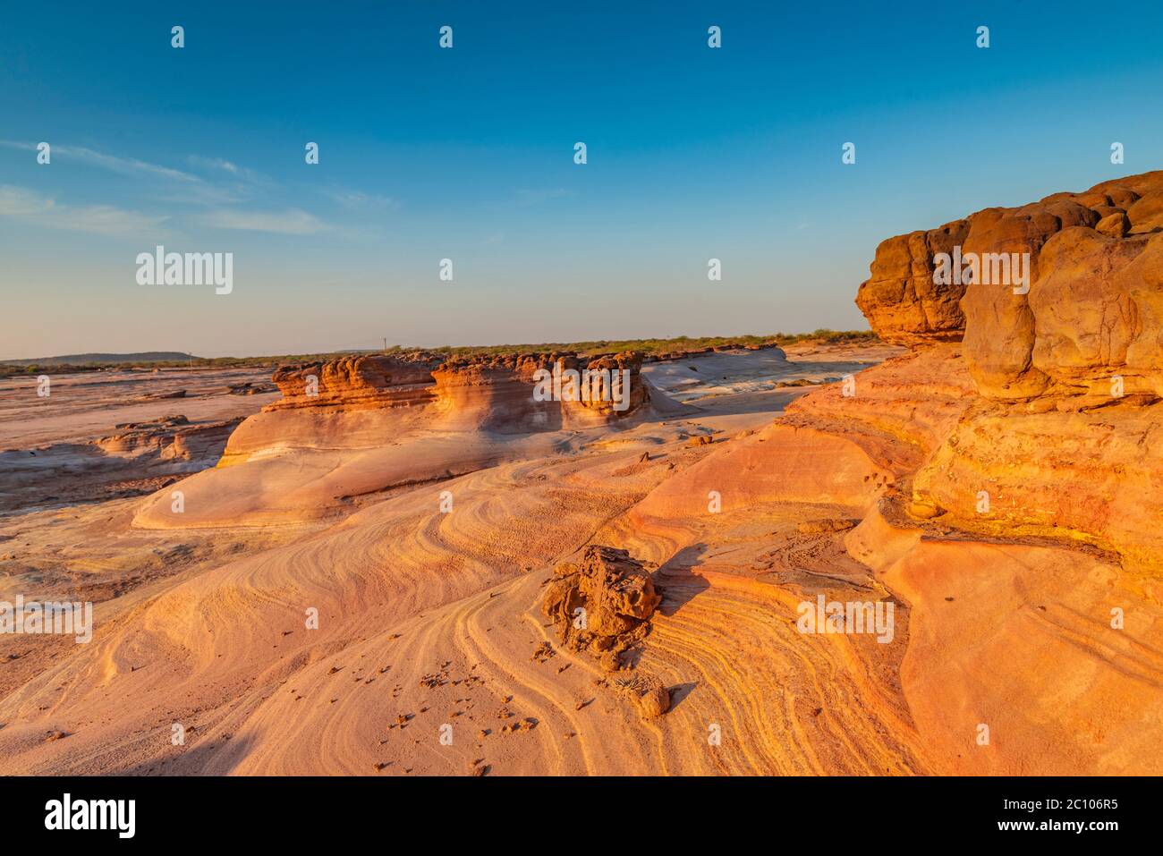 Un bellissimo canyon nel Gujarat, in India Foto Stock