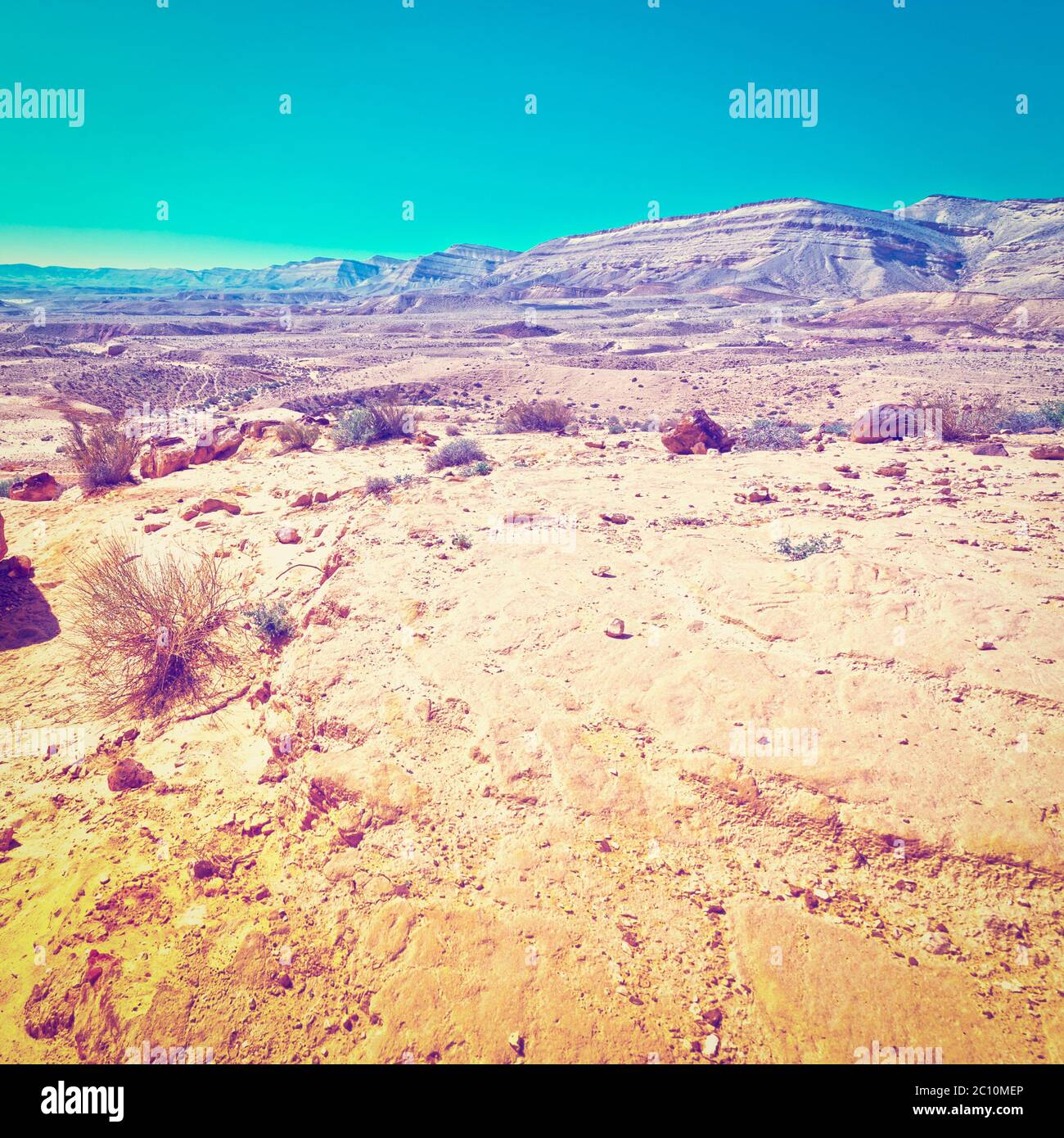 Deserto in Israele Foto Stock