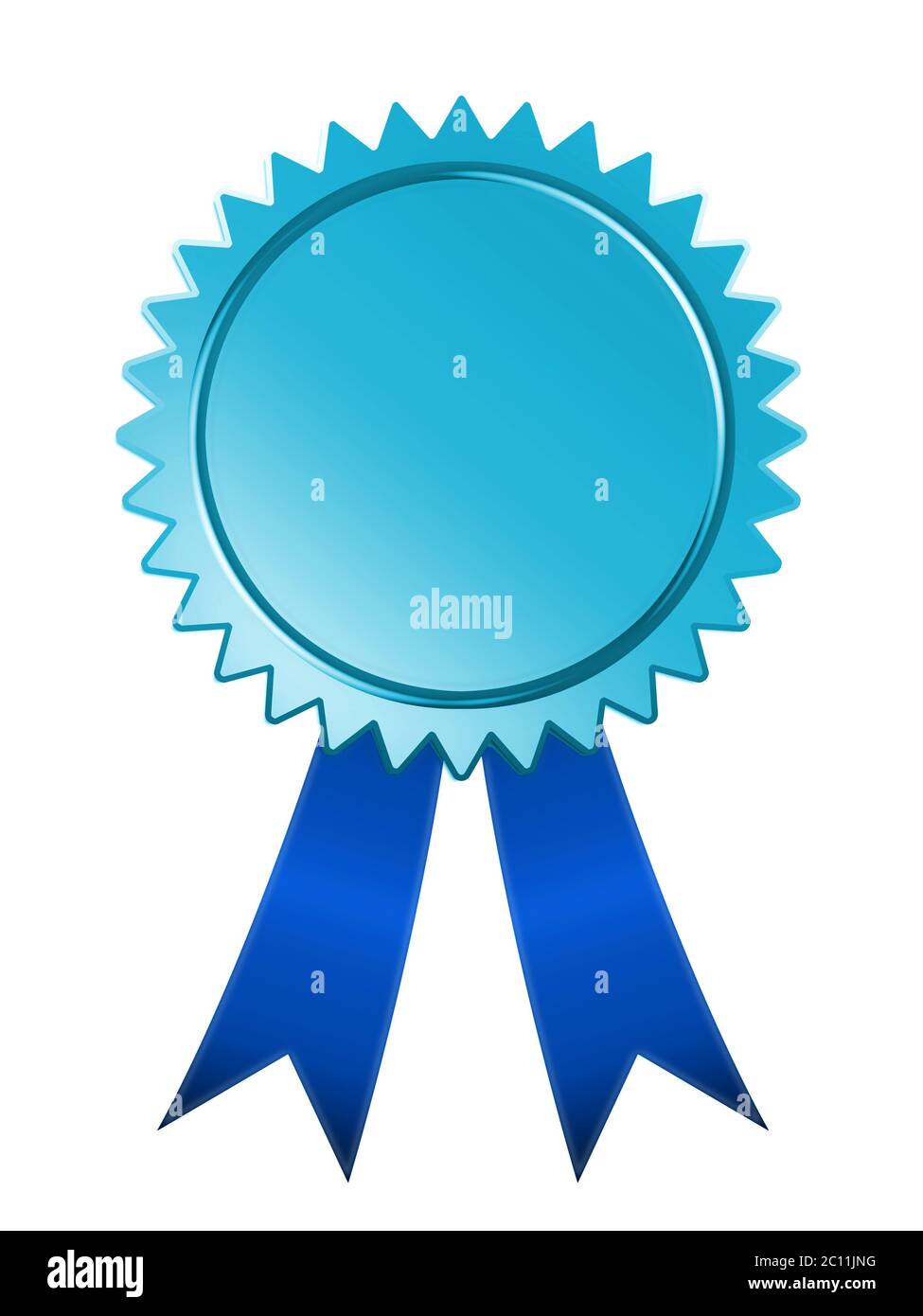 Immagine raster che rappresenta un premio per il nastro blu Foto Stock