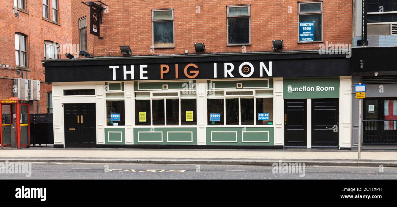 The Pig Iron pub a Middlesbrough, Inghilterra, Regno Unito Foto Stock