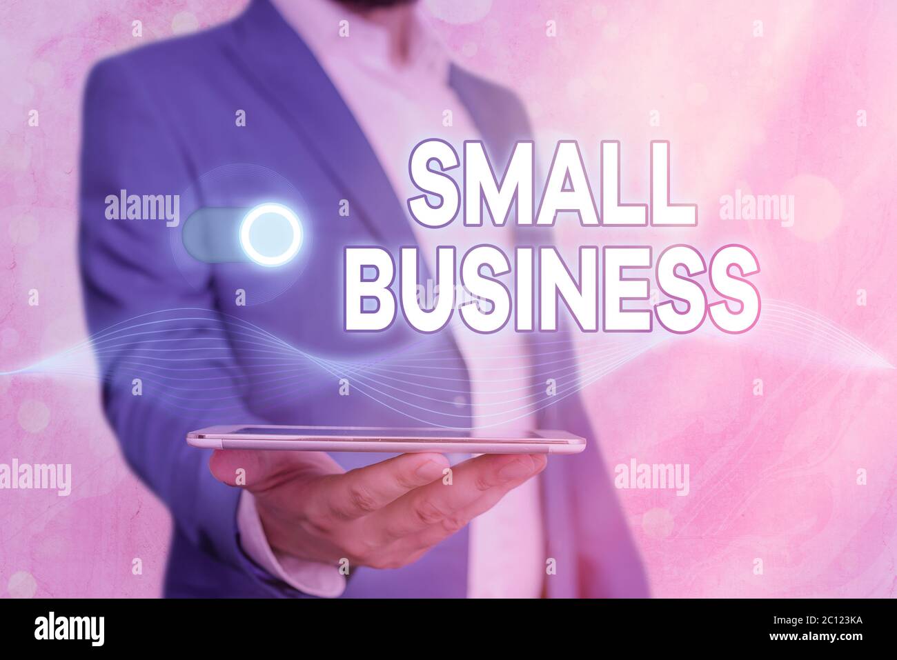 Scrittura a mano di testo Small Business. Foto concettuale un'azienda di proprietà individuale conosciuta per le sue dimensioni limitate Foto Stock
